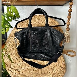 Gérard Darel Black Lamb Leather Bag/Purse